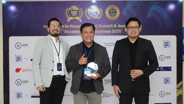 Berhasil Terapkan Inovasi Hukum di Perusahaan, Pegadaian Dianugerahi Penghargaan In-House Counsel Award 2024