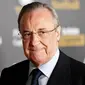 Florentino Perez - Tak perlu dipungkiri presiden Real Madrid ini merupakan orang yang tak puas dengan kinerja UEFA. Sosok yang paling bersemangat atas terbentuknya Liga super Eropa ini pun akhirnya didapuk sebagai presidennya. (AFP/Frank Fife)