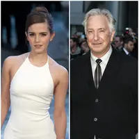 Emma Watson dan Alan Rickman (Bintang/EPA)