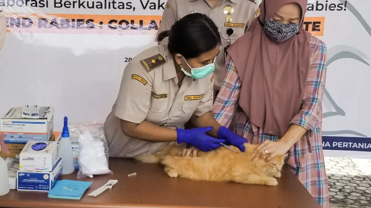 Kegiatan yang juga didukung oleh Perhimpunan Dokter Hewan Indonesia (PDHI) Cabang Sulut ini digelar di beberapa wilayah Provinsi Sulut, Rabu (30/9/2020).