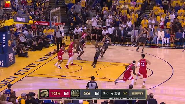 Berita video highlights game 4 Final NBA 2019 di mana Toronto Raptors menang 1-5-92 atas Golden State Warriors di Oracle Arena, Oakland, California, Minggu (8/6/2019) pagi WIB.