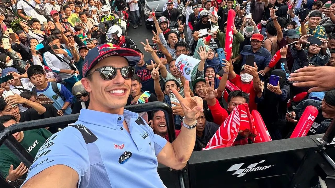 Pembalap Gresini Racing, Marc Marquez.