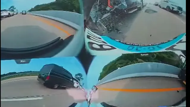 Dashcam Rekam Detik-detik Gede Pasek Suardika Recerita kecelakaan