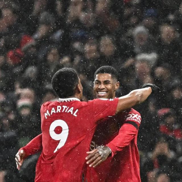 Foto: Marcus Rashford dan Anthony Martial