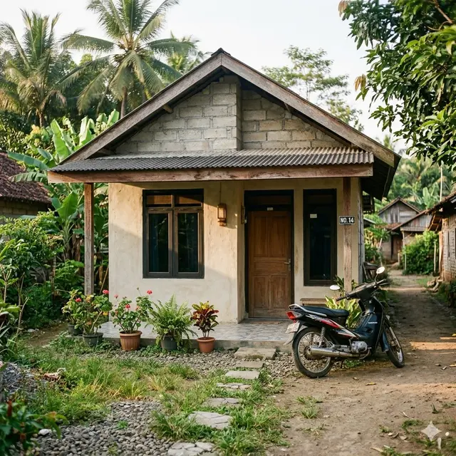 Model Rumah Minimalis dengan Budget Rp 150 Juta di Desa