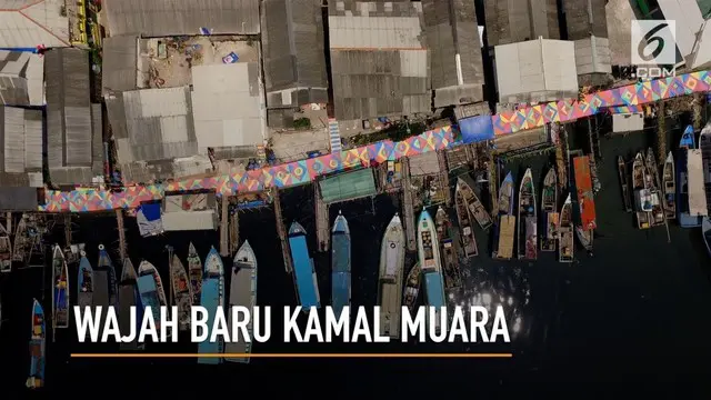 Permukiman nelayan yang berada Kamal Muara, Penjaringan, Jakarta Utara ditata menjadi Kampung Pelangi dengan sentuhan cat warna-warni di seluruh bagian dinding dan atap bangunan.

