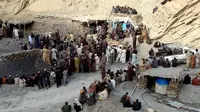 Tambang Batu Bara Pakistan Runtuh, 23 Penambang Tewas Tertimbun (STR / AFP)