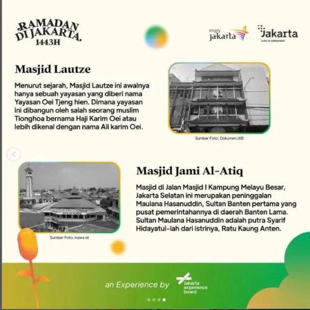 6 Masjid Bersejarah di Jakarta yang Jadi Rekomendasi Destinasi Wisata Religi