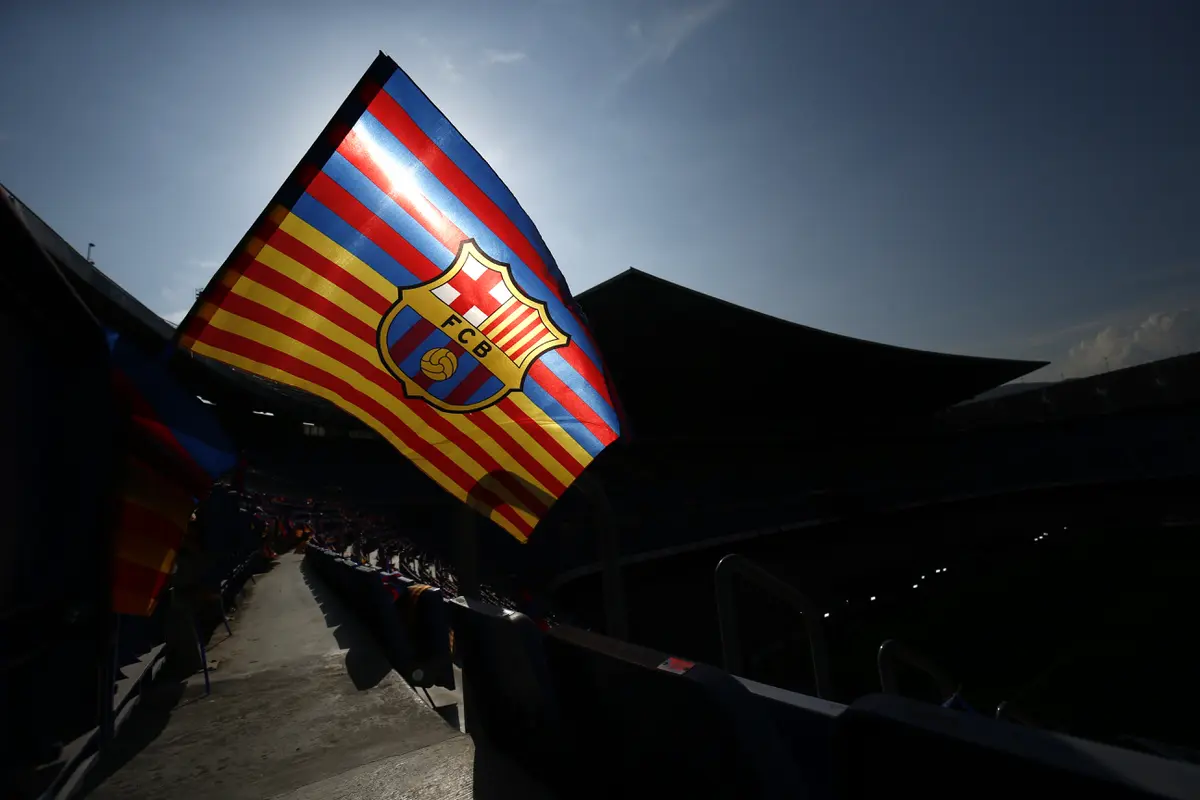 Logo dan ilustrasi Barcelona