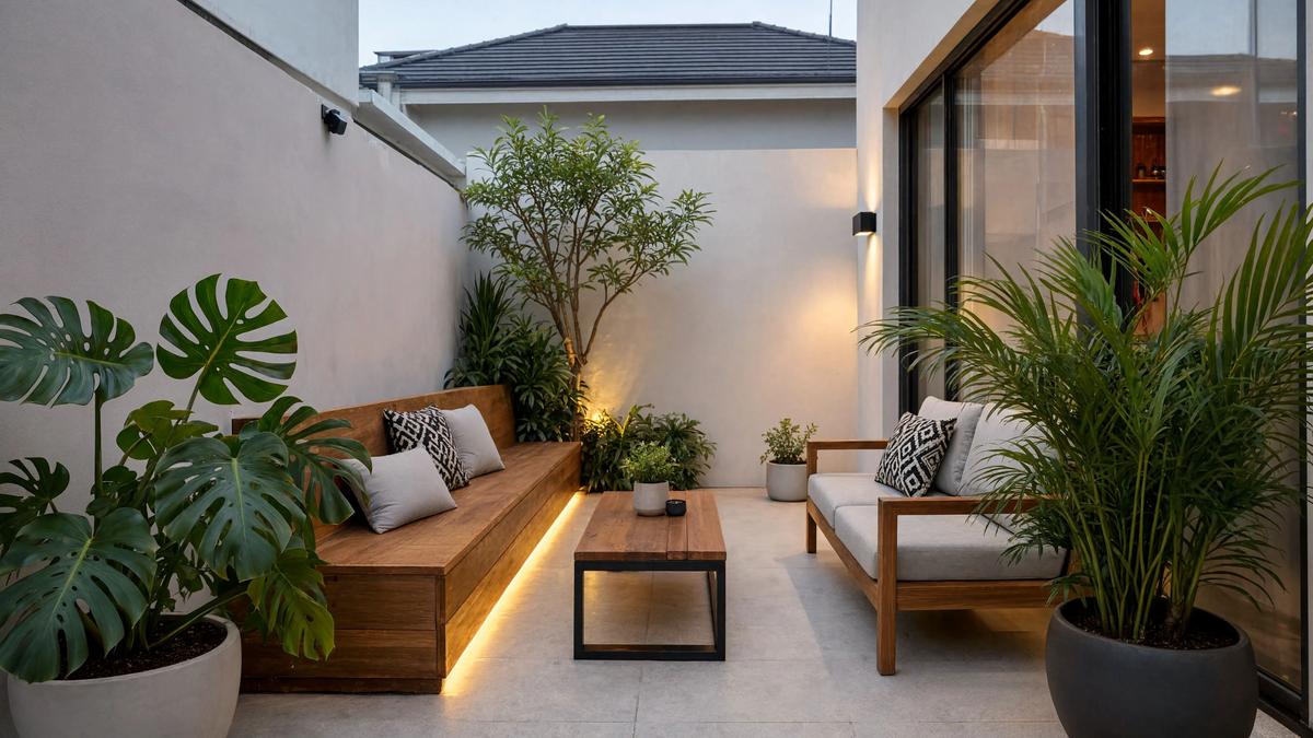 8 Desain Outdoor Lounge yang Cocok untuk Rumah Kecil, Estetik dan Nyaman