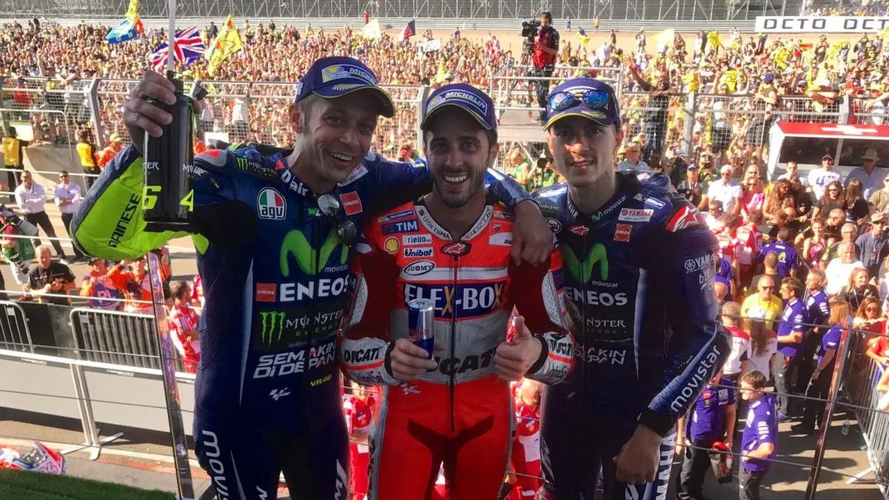 Valentino Rossi, Andrea Dovizioso, Marc Marquez, MotoGP