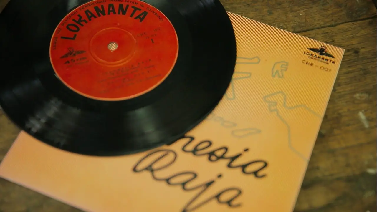 Koleksi Keping Vinil Indonesia Raya di Lokananta