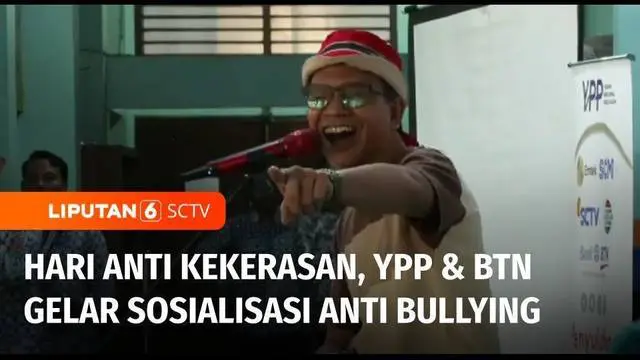 Memperingati Hari Tanpa Kekerasan Internasional, Yayasan Pundi Amal Peduli Kasih, YPP SCTV-Indosiar bekerjasama dengan Bank Tabungan Negara menyelenggarakan penyuluhan anti bullying di SD Dharma Karya, Pondok Cabe, Pamulang, Tangerang.