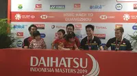 Ahsan / Hendra Ajak Anak ke Sesi Konferensi Pers, Kevin / Marcus Umbar Senyum