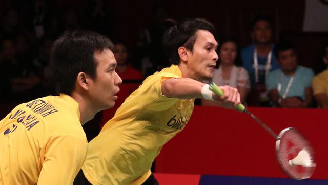 Mohammad Ahsan/Hendra Setiawan (Bola.com/Arief Bagus)