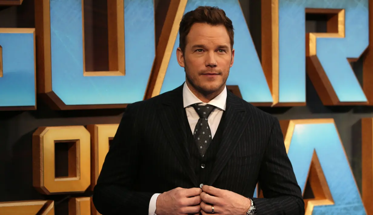 Bukannya sombong, namun Chris Pratt pun ingin menikmati waktunya seperti orang normal lainnya. Karena itu ia tak ingin melakukan selfie dengan fans. (DANIEL LEAL-OLIVAS / AFP)