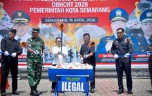 Bea Cukai Semarang Musnahkan 7,3 Juta Batang Rokok Ilegal, Selamatkan Potensi Kerugian Negara Miliaran Rupiah