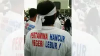 2.500 Pekerja Pertamina Gelar Unjuk Rasa, Ini Tuntutannya