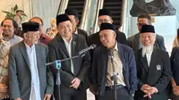 Partai Masyumi datangi Nasdem Tower untuk beri dukungan ke Anies baswedan-Cak Imin. (Nanda Perdana/Liputan6.com)