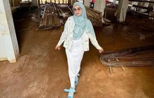 Potret Ria Ricis Tinjau Proyek Pembangunan Rumah Barunya yang Mewah dan Megah, Tak Sabar Ingin Segera Dihuni Bareng Moana