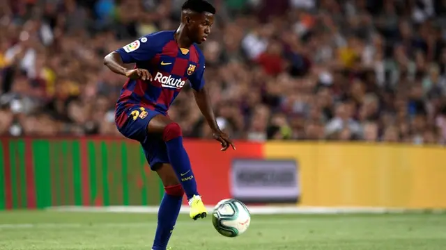 Penyerang muda Barcelona, Ansu Fati.