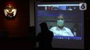 Wali Kota nonaktif Medan Tengku Dzulmi Eldin menjalani sidang pembacaan tuntutan secara video conference di Gedung KPK, Jakarta, Kamis (14/5/2020). Tengku Dzulmi Eldin terlibat dalam kasus dugaan menerima suap proyek dan jabatan pada Pemkot Medan tahun 2019. (merdeka.com/Dwi Narwoko)