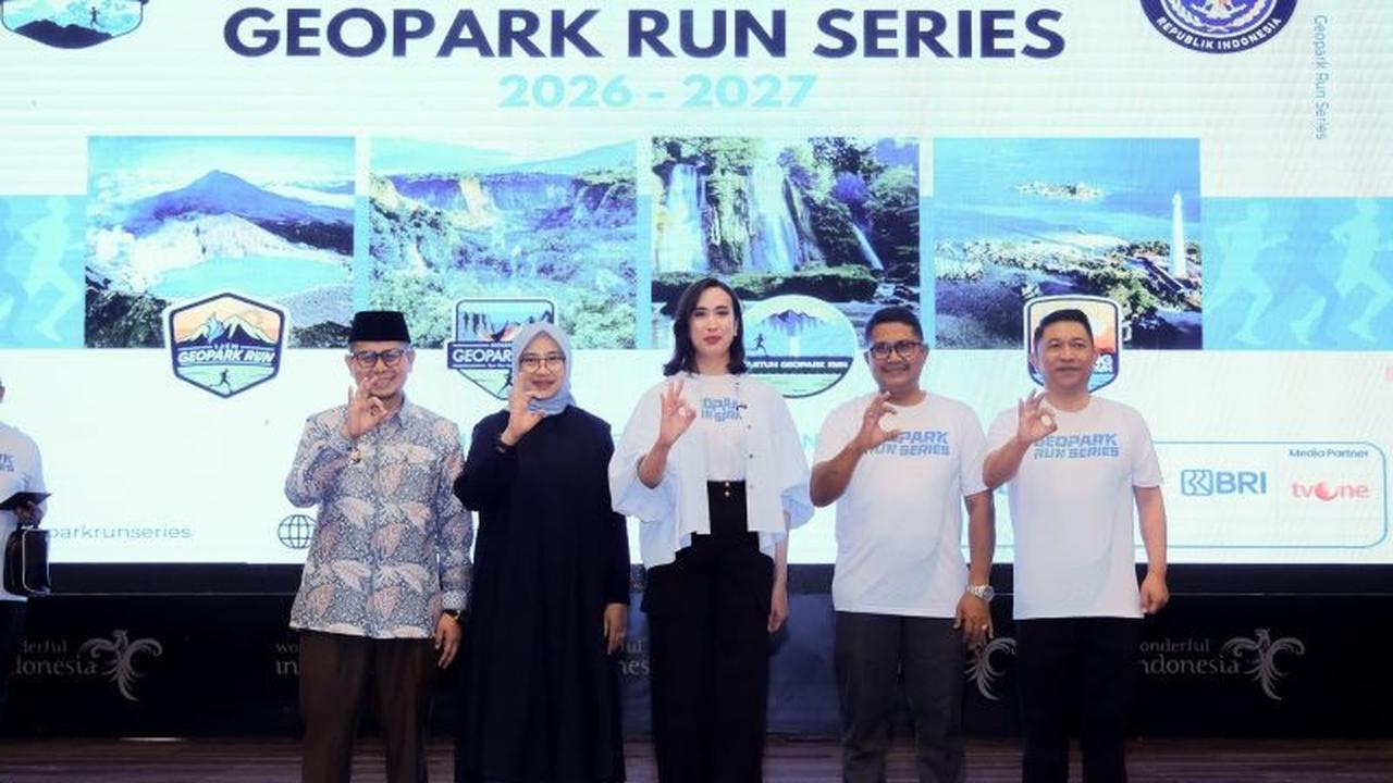 Kemenpar Genjot Wisata Olahraga Geopark Lewat Geopark Run Series 2026-2027