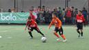 Pesepak bola U-11 Villa 2000 saat bertanding melawan Taruna Ciracas dalam Liga Bola Indonesia yang digulirkan pada Minggu (23/10/2016), di Sabnani Park, Tangerang. (Liga Bola Indonesia)