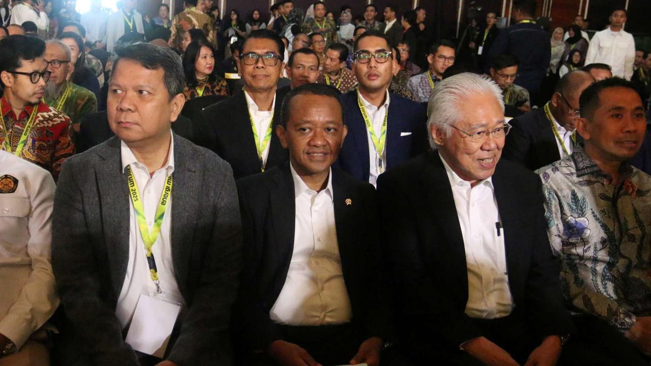 Bahlil dalam acara Energi Mineral Forum 2025