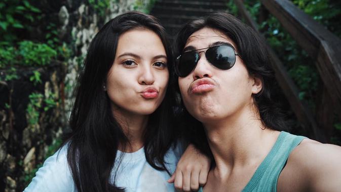 Marsha Aruan ikut menyaksikan momen kemenangan Jonatan Christie di Asian Games 2018, termasuk selebrasi sang atlet yang viral. (Instagram/elelrumi)