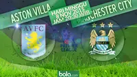 Aston Villa vs Manchester City (Bola.com/Samsul Hadi)