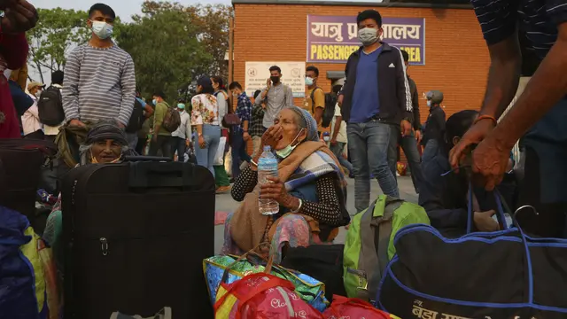 Lockdown, Warga Nepal Ramai-Ramai Pulang Kampung