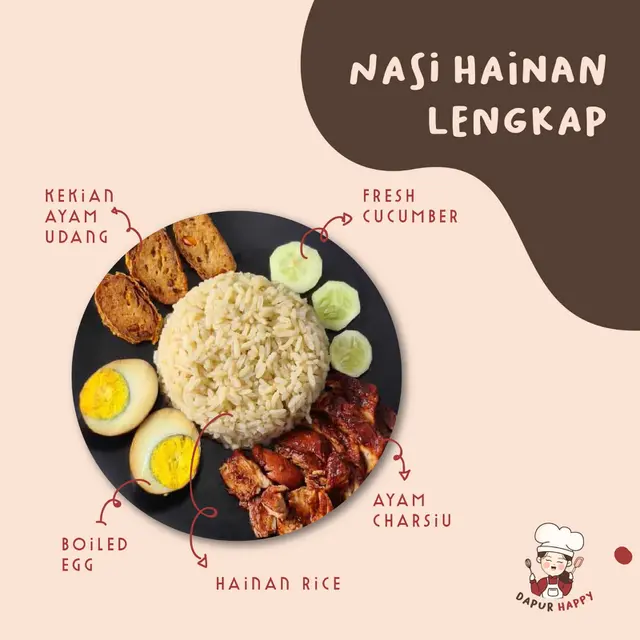 Berawal dari Konsumsi Sendiri, Dapur Happy Rintis Bisnis Kuliner Nasi Ayam Hainan Otentik di Malang