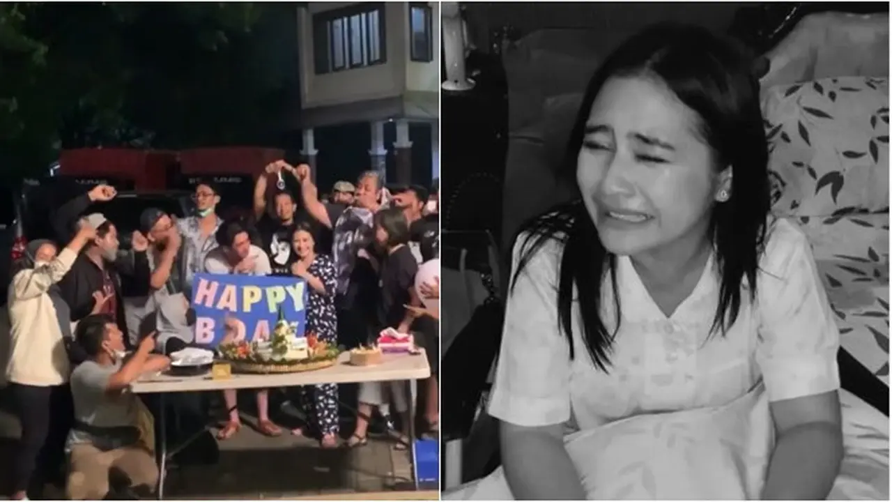 7 Momen Perayaan Ultah Prilly Latuconsina ke-25, Dapat Kejutan Billboard Raksasa