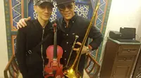Hendri Lamiri berkolaborasi dengan pemain Trombone dunia, Anthony TC