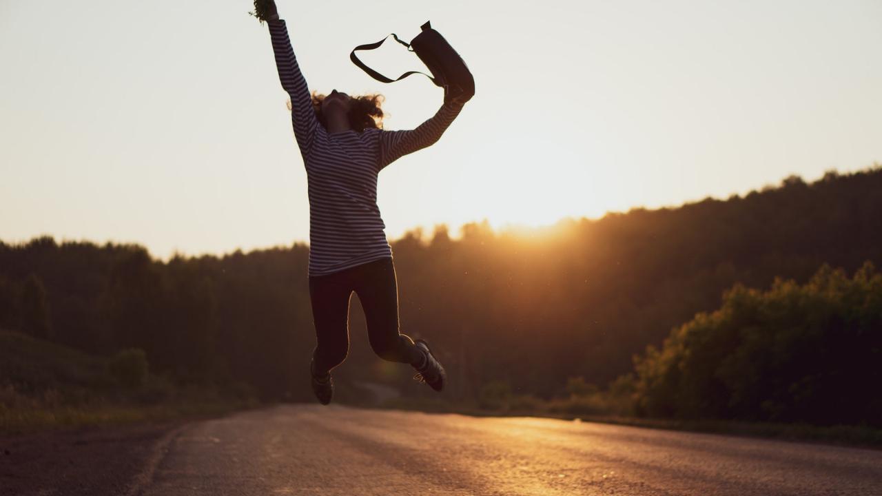 Ilustrasi motivasi, inspirasi, semangat pagi hari