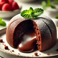Resep Chocolate Mochi Lava Cake: Dessert Lezat dengan Kejutan Manis | copyright ChatGPT/AI