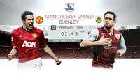 Manchester United vs Burnley (Liputan6.com/Sangaji)