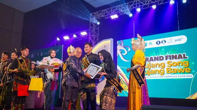Grand final Duta Wisata dan Putri Pariwisata Paser 2024.