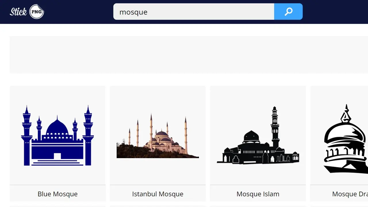 Website Download Masjid PNG Gratis