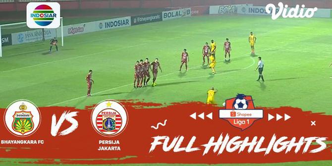 VIDEO: Highlights Liga 1 2019, Bhayangkara FC Vs Persija 3-0