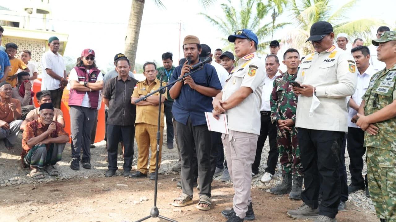 Kunjungi Aceh Tamiang, Kasatgas Tito Pastikan Percepatan Penanganan Pengungsi