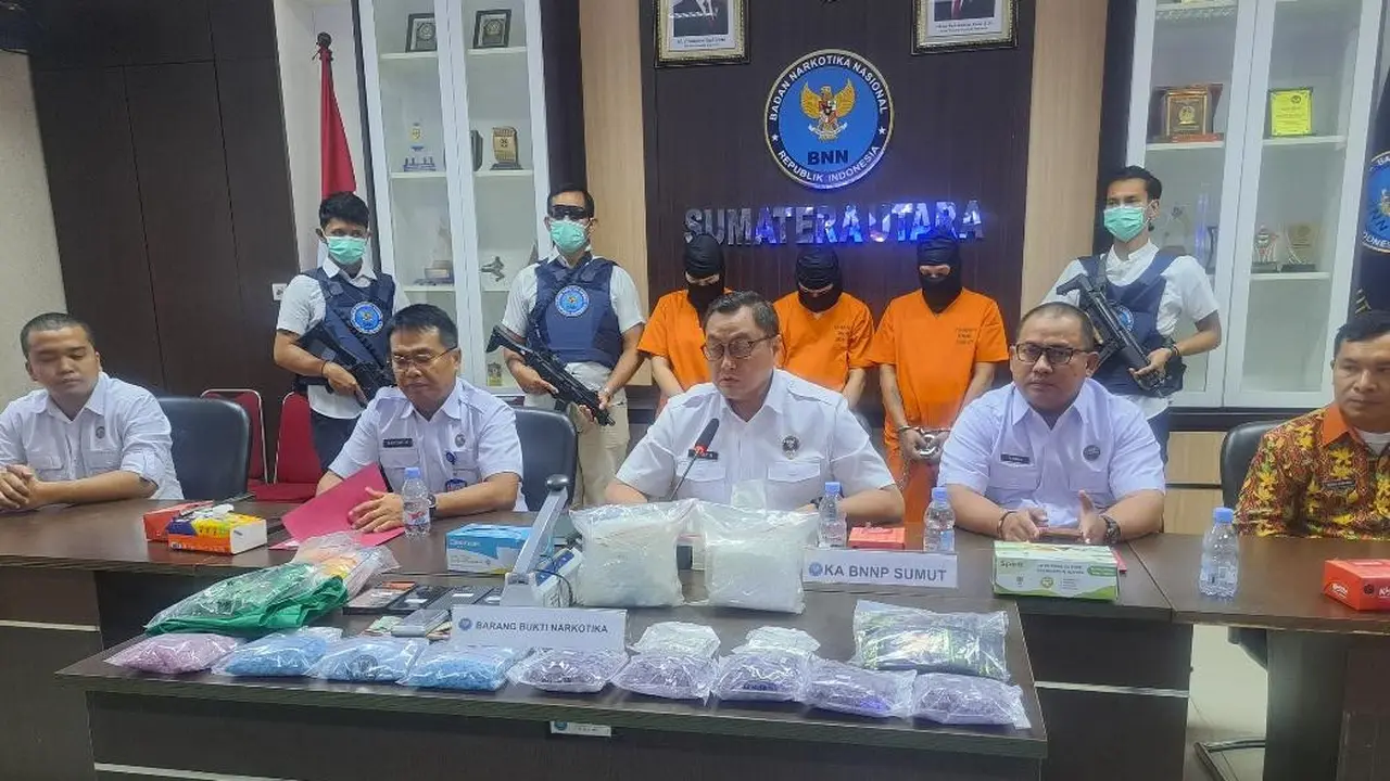 Bisnis Haram Pasutri Medan: Jadi Bandar Jaringan Internasional, Simpan 2 Kilogram Sabu dan Ribuan Ekstasi di Rumah