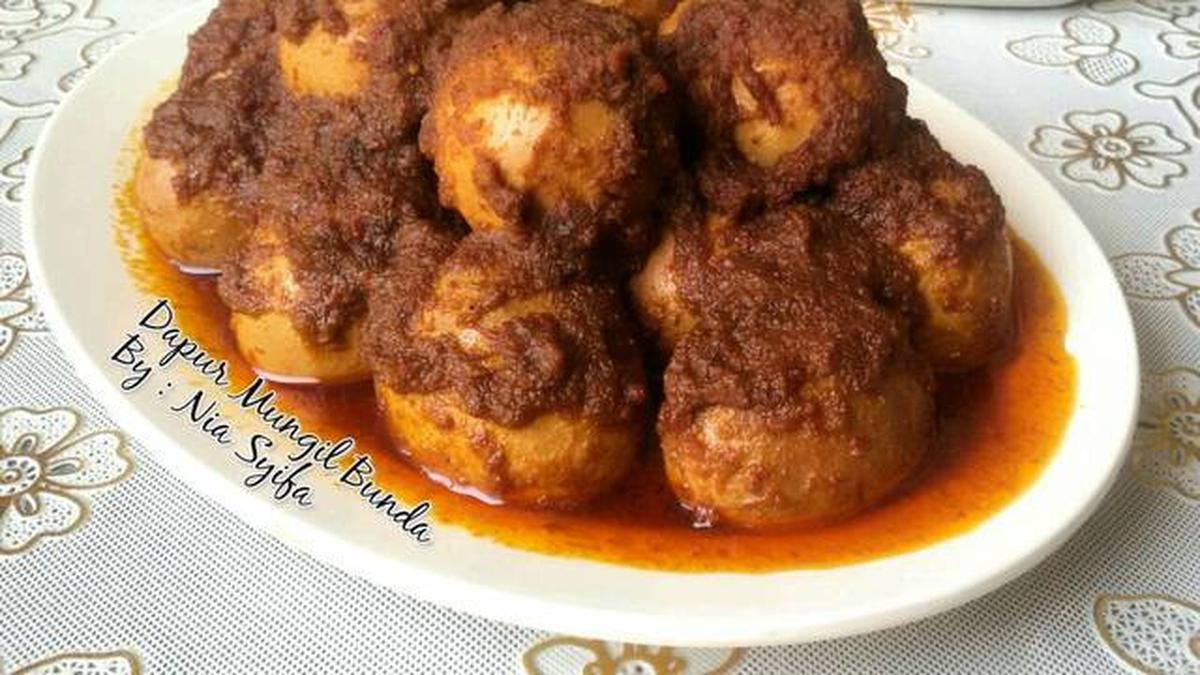 Resep Rendang Telur Ekonomis, Kelezatan yang Kaya Rasa dan Bergizi