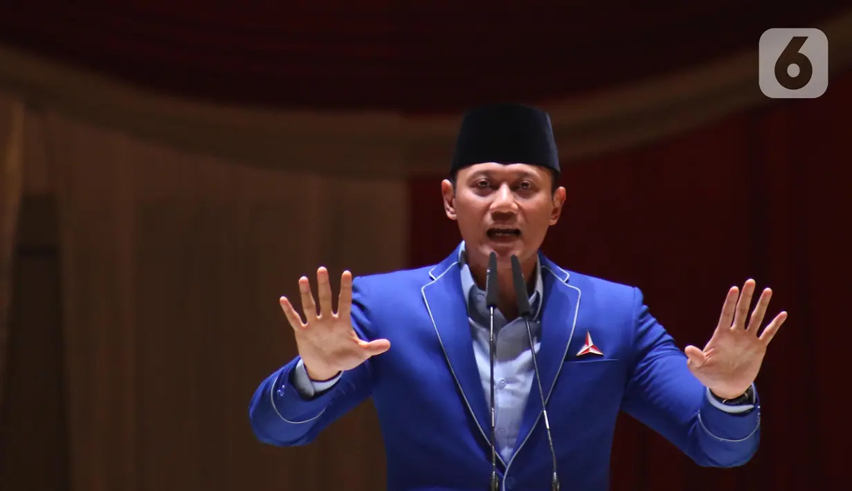 Ketua Umum Partai Demokrat, Agus Harimurti Yudhoyono. (Liputan6.com/Helmi Fithriansyah)