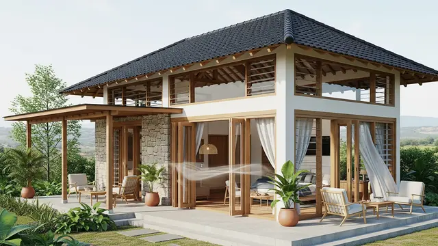 Desain Rumah Banyak Ventilasi Cocok untuk Daerah Panas/Gemini AI