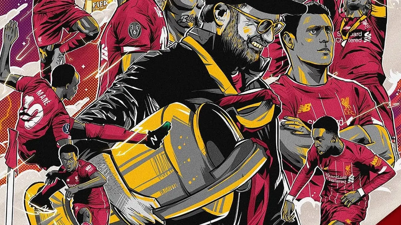 Illustrasi Yulius Wisnu untuk Liverpool