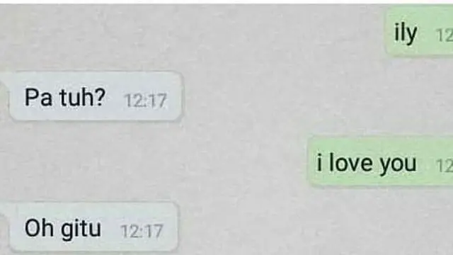 6 Chat Bilang ‘Sayang Kamu’ ke Pacar Ini Kocak Tapi Romantis, Bikin Baper