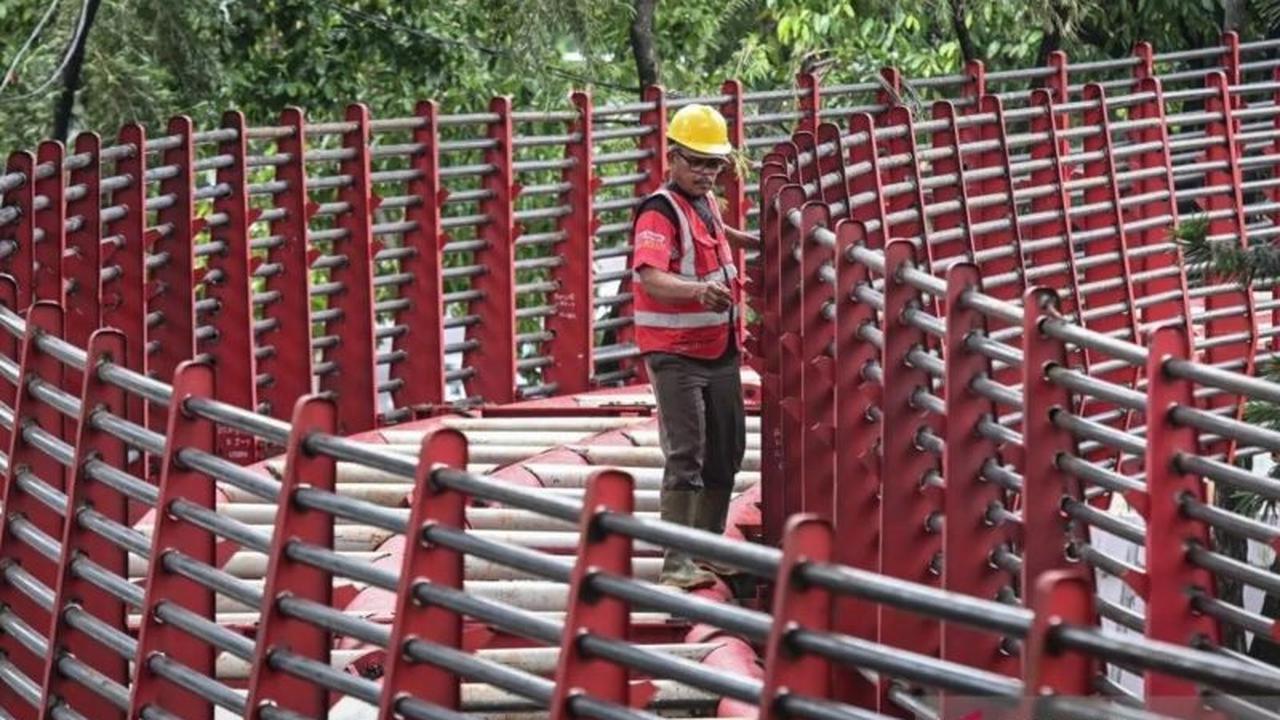 Pembangunan Taman Bendera Pusaka Jakarta Selatan Capai 80 Persen, Siap Diresmikan Gubernur