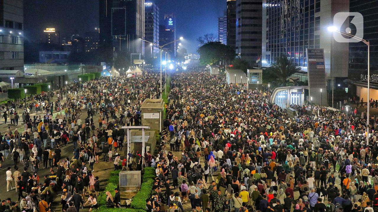Ini Rekayasa Lalu Lintas Saat Car Free Night Malam Tahun Baru di Jakarta